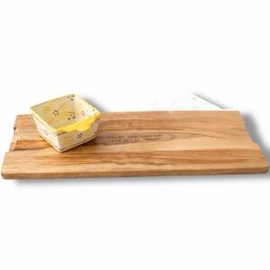 Pacific Merchants Olive Wood Cheese Board 20” x 8” w/ Easel